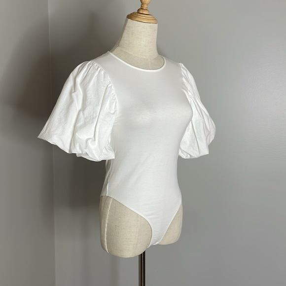 Zara Puff Sleeve Bodysuit - Picture 2 of 7